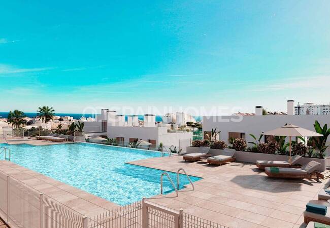 Estepona Málaga'da Deniz Manzaralı Enerji Tasarruflu Daireler 3