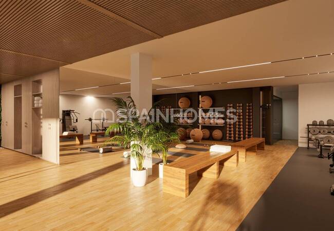 Málaga Fuengirola'da Havuzlu Sitede Daireler 15