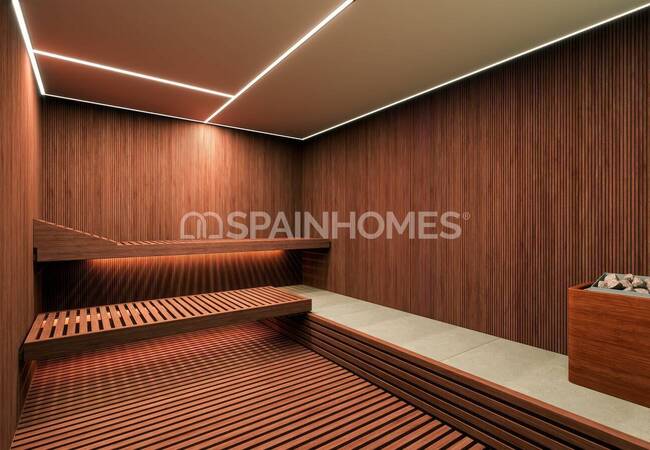 Málaga Fuengirola'da Havuzlu Sitede Daireler 13