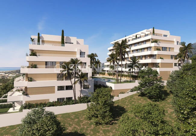 Torremolinos Malaga'da Avantajlı Konumda Deniz Manzaralı Daireler 3