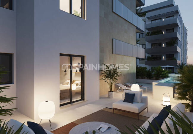 Málaga Mijas'ta Havuzlu Sitede Şehir Manzaralı Daireler 3