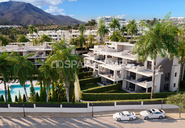 Mountain-view Flats in a Complex Near the Beach in Estepona Málaga 10