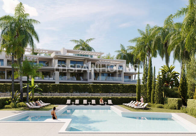 Mountain-view Flats in a Complex Near the Beach in Estepona Málaga 8