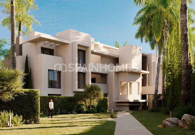 Mountain-view Flats in a Complex Near the Beach in Estepona Málaga 9