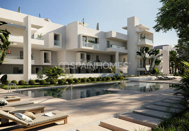 Stijlvolle Nieuwe Appartementen In Een Complex Met Zwembad In Casares 1