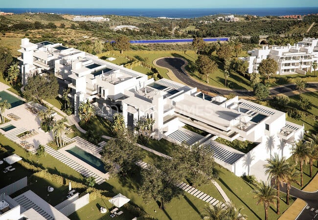 Stilvolle Neubauwohnungen In Einem Komplex Mit Pool In Casares 2