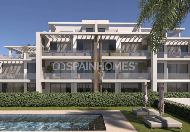 Стильные дизайнерские апартаменты с видом на море в Эстепоне Малага 4