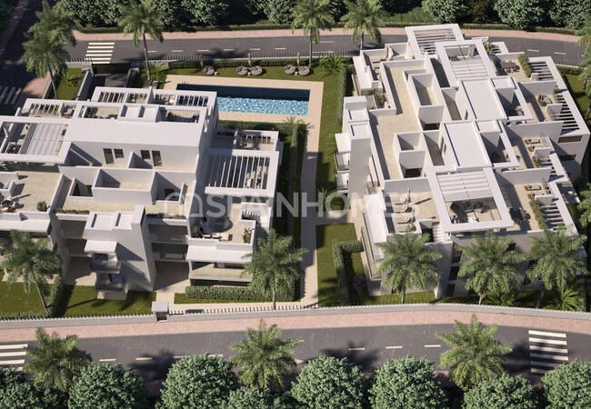 Стильные дизайнерские апартаменты с видом на море в Эстепоне Малага 12