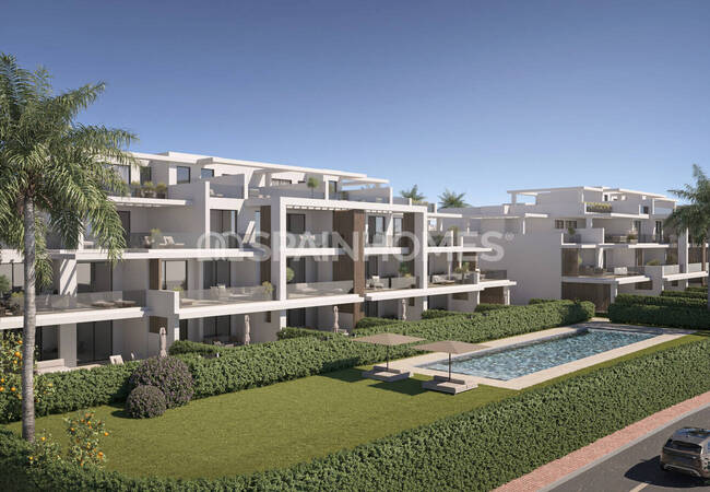 Стильные дизайнерские апартаменты с видом на море в Эстепоне Малага 9