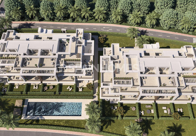 Стильные дизайнерские апартаменты с видом на море в Эстепоне Малага 13