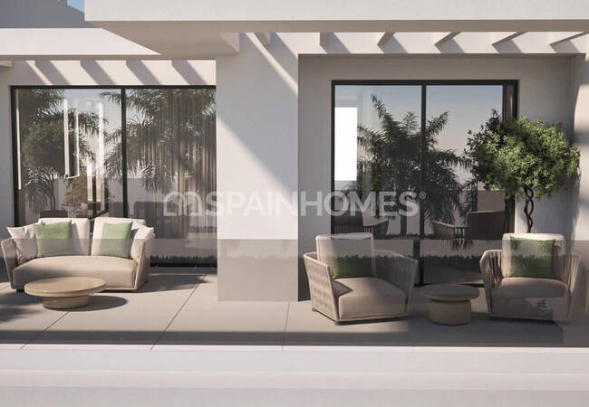 Стильные дизайнерские апартаменты с видом на море в Эстепоне Малага 7