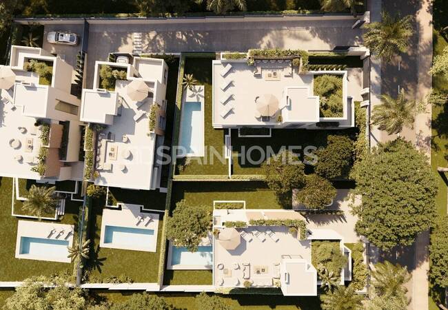 Maisons Élégantes Avec Piscine Près De La Plage À Marbella 8