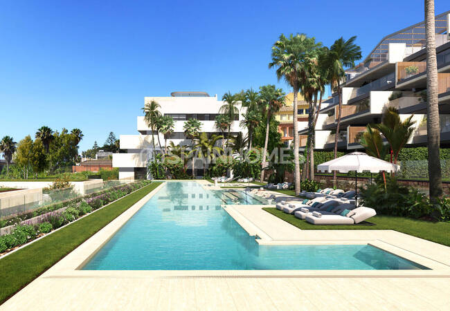 Havsutsikt Lägenheter I Ett Komplex Med Pool Och Parkering I Manilva 4