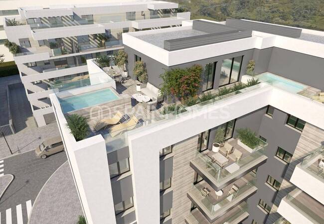 Mijas, Málaga'da Fuengirola'ya Yakın Site İçinde Daireler 3
