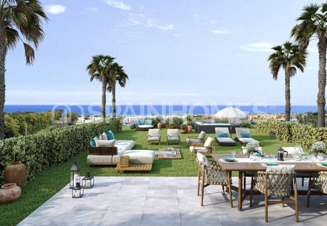 Maisons À La Côte Avec Solariums Et Piscine À Malaga 3