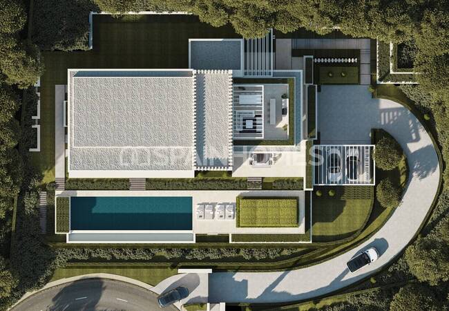 Виллы с бассейнами и садами в Бенахавис Малаге 25