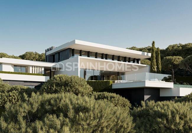 Виллы с бассейнами и садами в Бенахавис Малаге 15