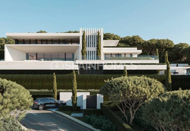 Виллы с бассейнами и садами в Бенахавис Малаге 21