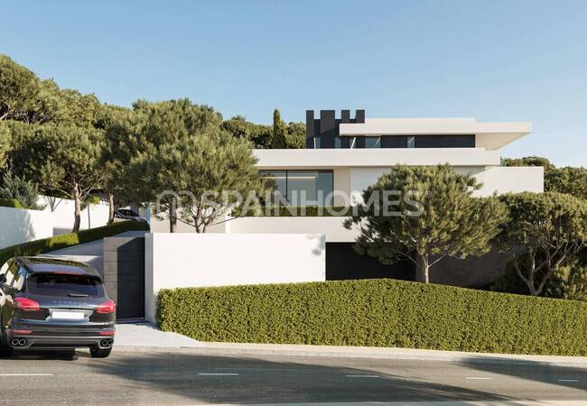 Виллы с бассейнами и садами в Бенахавис Малаге 14