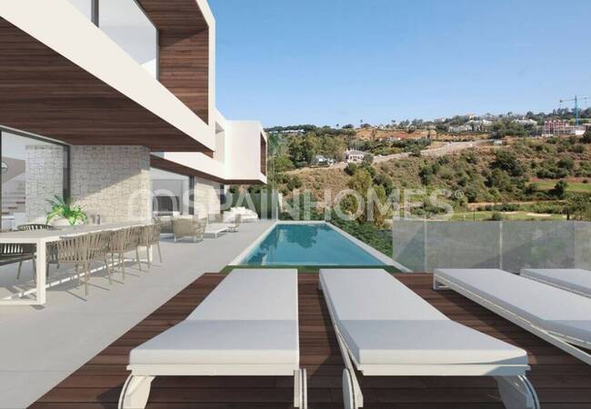 La Cala Golf Mijas'ta Panoramik Manzaralı Golf Sahası Yanında Ev 1