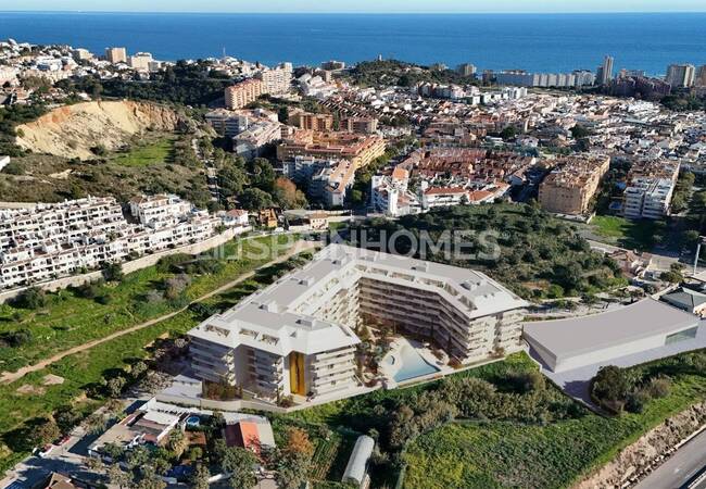 Los Pacos Fuengirola'da Denize 3,7 Km Mesafede Daireler 2