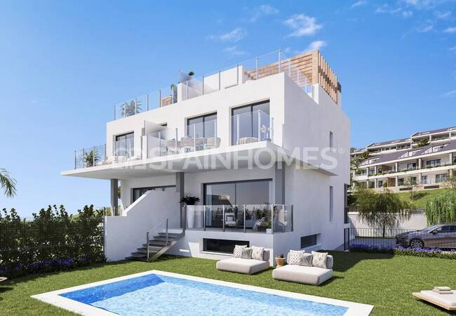 Torremuelle'de Deniz Manzaralı İkiz Villalar 1