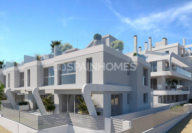 Elegante Häuser In Einer Anlage In Strandnähe In Estepona Málaga 1