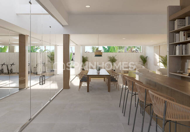 Mijas Málaga'da Denize 2,5 Km Mesafede Şık Daireler 5