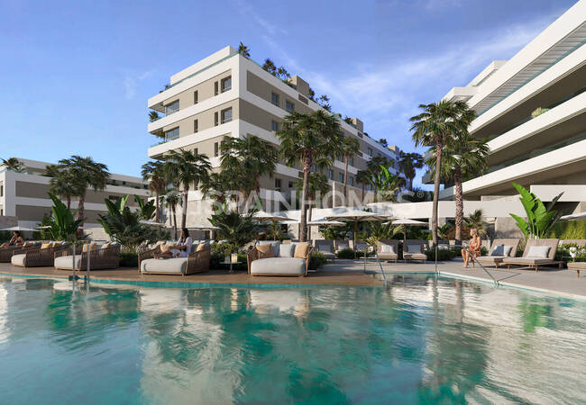 Mijas Málaga'da Denize 2,5 Km Mesafede Şık Daireler