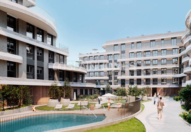 Rymliga Lägenheter I Ett Komplex Med Pool Och Trädgård I Málaga 1