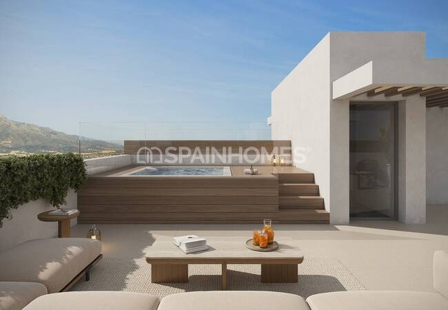 Málaga San Pedro'da Havuzlu Sitede Yarı Müstakil Evler 4