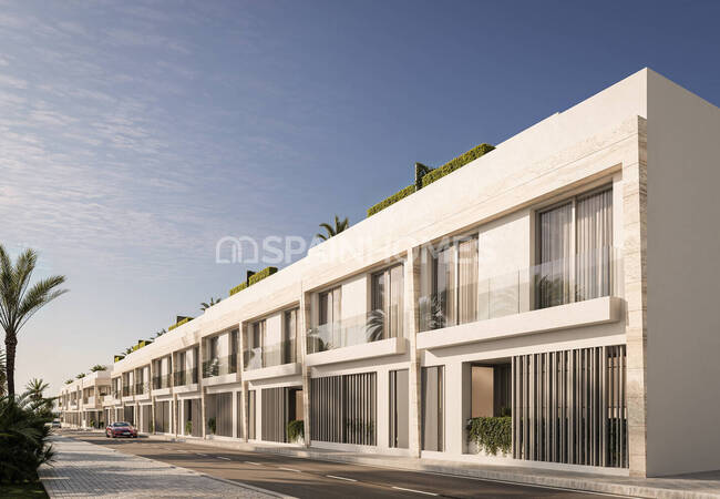 Málaga San Pedro'da Havuzlu Sitede Yarı Müstakil Evler 1