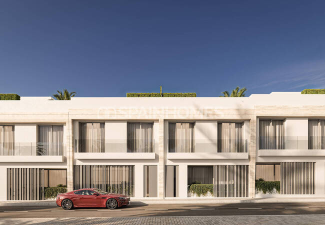 Málaga San Pedro'da Havuzlu Sitede Yarı Müstakil Evler 2