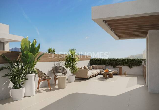 Málaga San Pedro'da Havuzlu Sitede Yarı Müstakil Evler 5