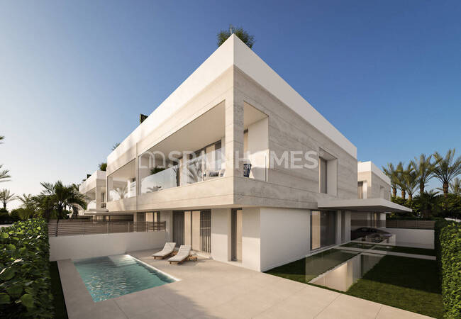 Málaga San Pedro'da Havuzlu Sitede Yarı Müstakil Evler 11