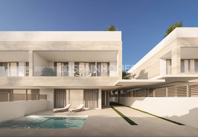 Málaga San Pedro'da Havuzlu Sitede Yarı Müstakil Evler 12