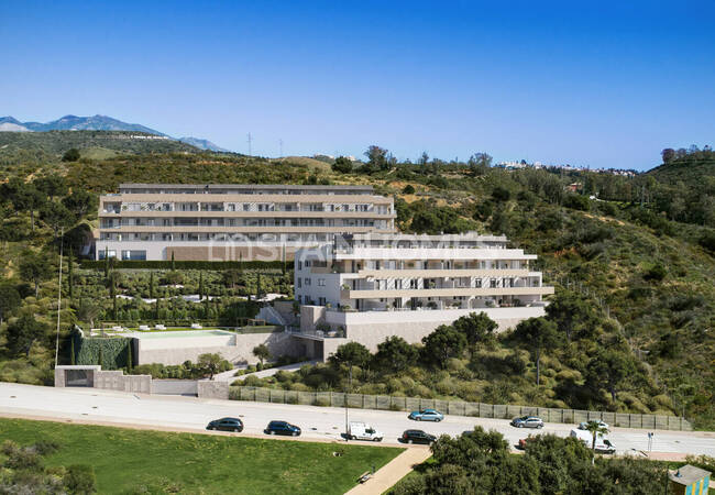 Mijas Málaga'da Plaja Yakın Teraslı Daireler 2