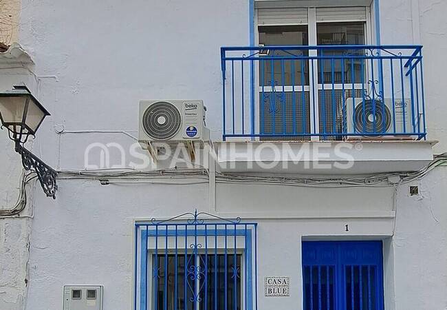 Elegant Radhus Med Luftkonditionering I Torrox, Málaga 1