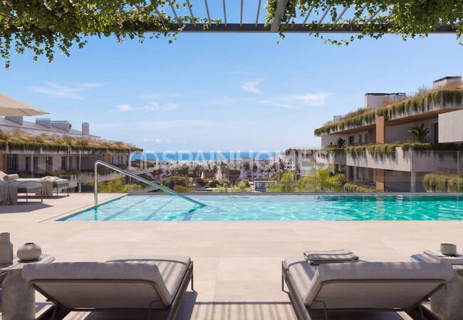Lägenheter Med Havsutsikt Och Delade Pooler I Marbella 1