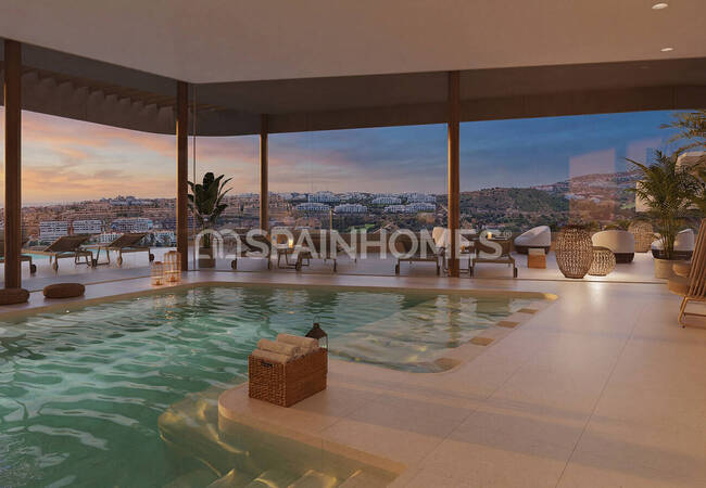 Chalets Adosados Con Vistas A La Naturaleza Y Al Mar En La Cala Mijas 8