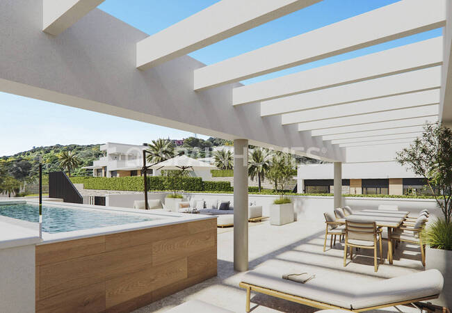 Maisons De Ville Avec Piscines Privées Et Vues Sur Golf À Mijas 12