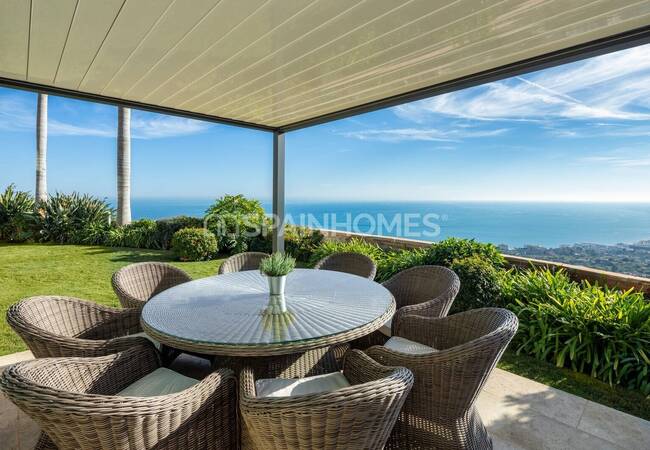 Freistehende Villa Mit Atemberaubendem Meerblick In Benalmádena 13