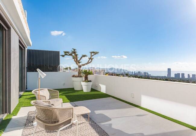 Luxuriöse Villen Mit Schwimmbad Mit Blick Auf Benidorm 12