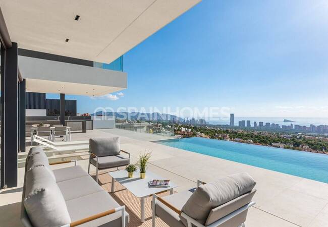 Luxuriöse Villen Mit Schwimmbad Mit Blick Auf Benidorm 7
