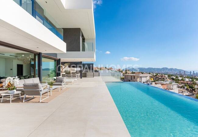 Luxuriöse Villen Mit Schwimmbad Mit Blick Auf Benidorm 6