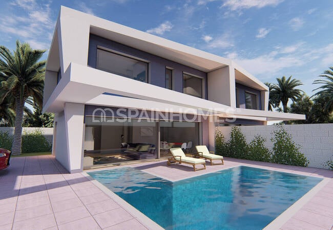 Semi-detached Houses with Private Pool in El Gran Alcant