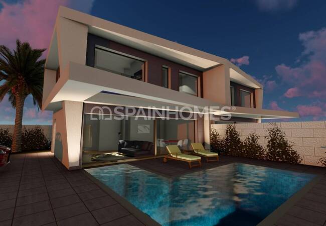Semi-detached Houses with Private Pool in El Gran Alcant 1