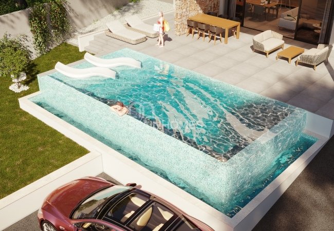 Alicante'de Yüzme Havuzlu ve Deniz Manzaralı Ferah Villa 5