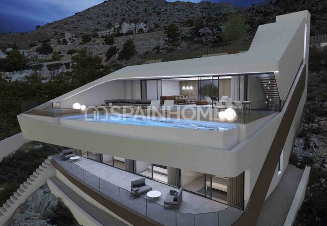 Luxueuse Villa Moderne Avec Piscine À Altea Alicante 2