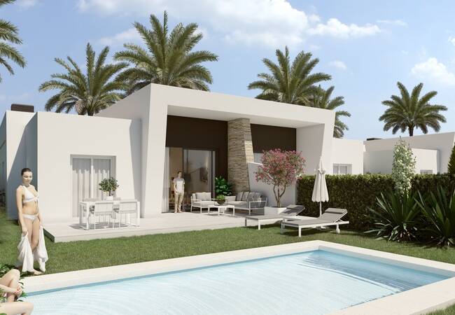 Ontwikkeling Moderne Halfvrijstaande Villa's In Costa Blanca